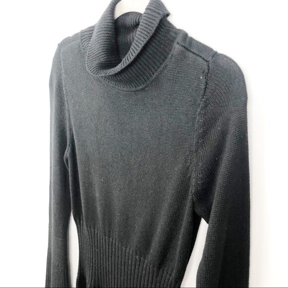 WHITE HOUSE BLACK MARKET | Black Sweater Dress S - Picture 2 of 7